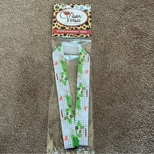 NWT Visor Versa Golf Print Interchangeable Visor Band